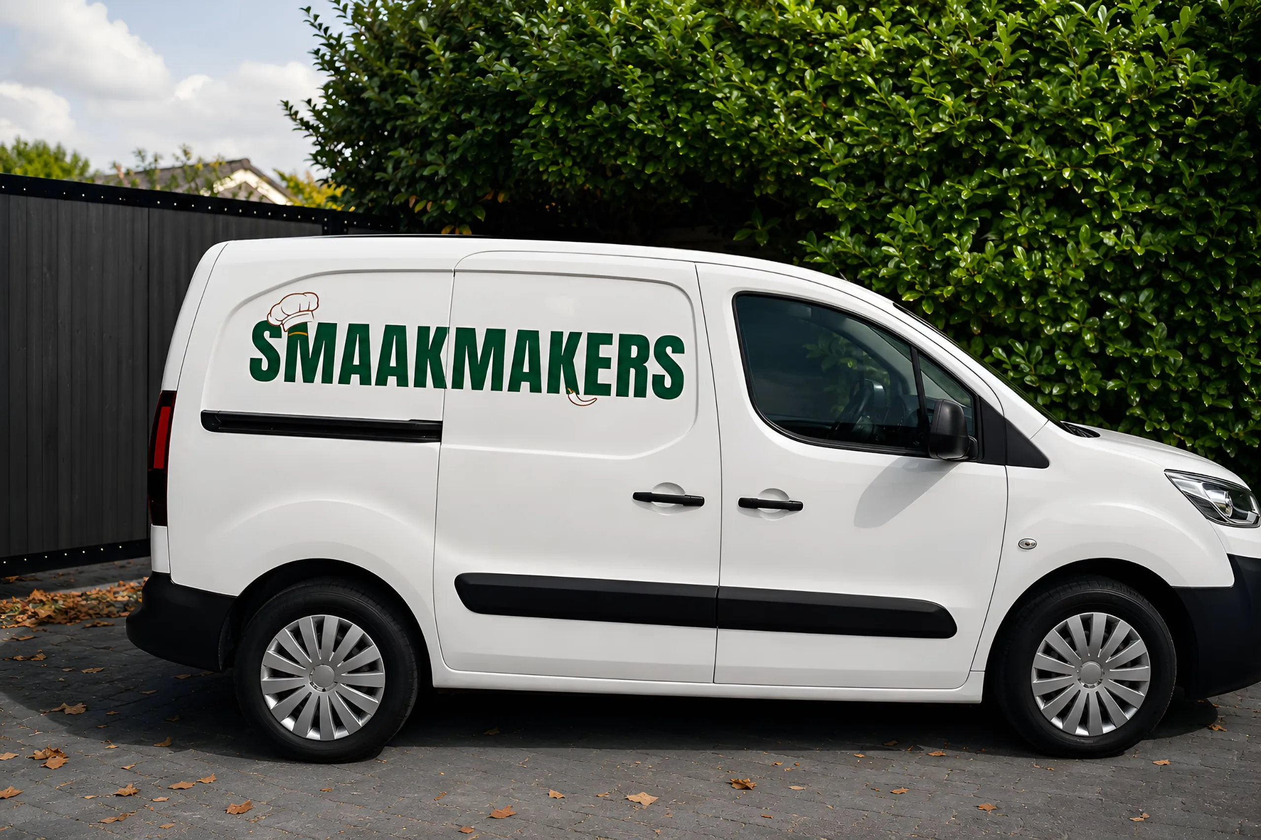 Bestelbus van Smaakmakers Raamsdonk